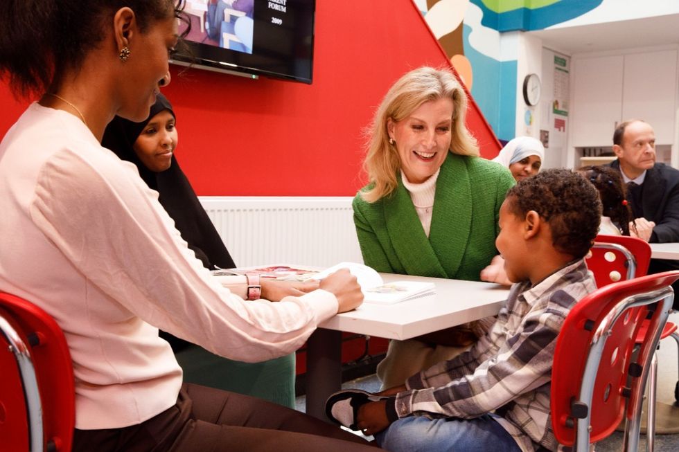 The Duchess of Edinburgh met a number of members of the community during the visit