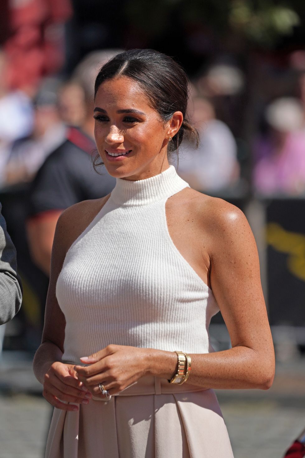 The Duchess of Sussex arrives at City Hall in Dusseldorf, Germany for the Invictus Games Dusseldorf 2023 One Year to Go event. Picture date: Tuesday September 6, 2022.