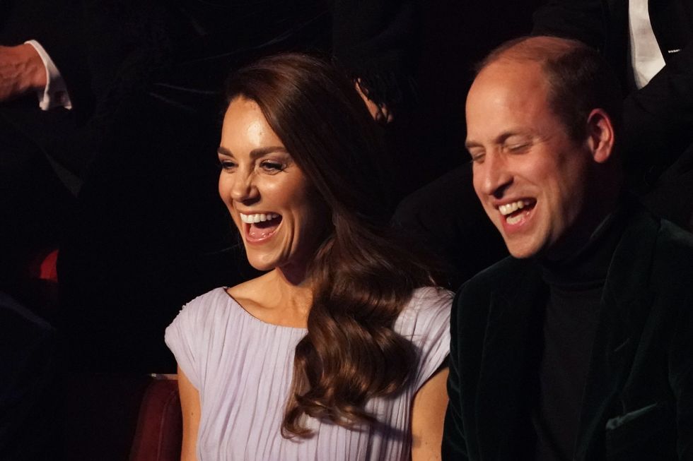 The Duke and Duchess of Cambridge attend the first Earthshot Prize awards ceremony at Alexandra Palace in London.