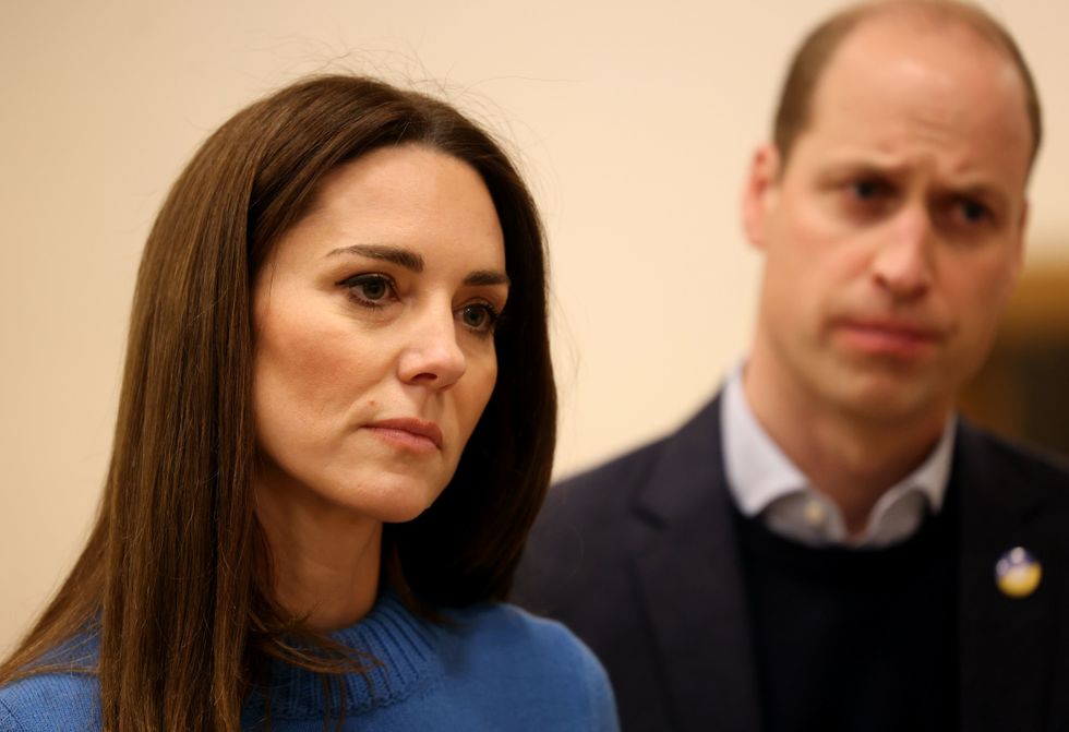 The Duke and Duchess of Cambridge during a visit to the Ukrainian Cultural Centre, London, where they are meeting with members of the Ukrainian community and volunteers to learn about the efforts being made to support Ukrainians in the UK and across Europe. Picture date: Wednesday March 9, 2022.
