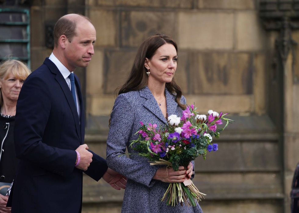 The Duke and Duchess of Cambridge leaving after attending the official opening of the Glade of Light Memorial, commemorating the victims of the 22nd May 2017 terrorist attack at Manchester Arena. Picture date: Tuesday May 10, 2022.