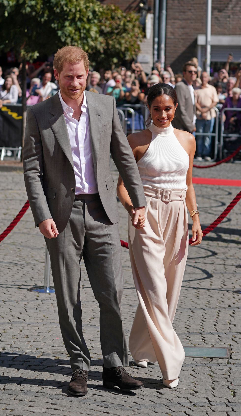 The Duke and Duchess of Sussex arrive at City Hall in Dusseldorf, Germany for the Invictus Games Dusseldorf 2023 One Year to Go event. Picture date: Tuesday September 6, 2022.
