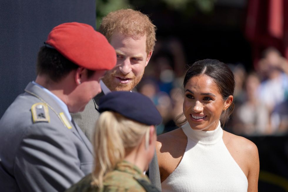 The Duke and Duchess of Sussex arrive at City Hall in Dusseldorf, Germany for the Invictus Games Dusseldorf 2023 One Year to Go event. Picture date: Tuesday September 6, 2022.