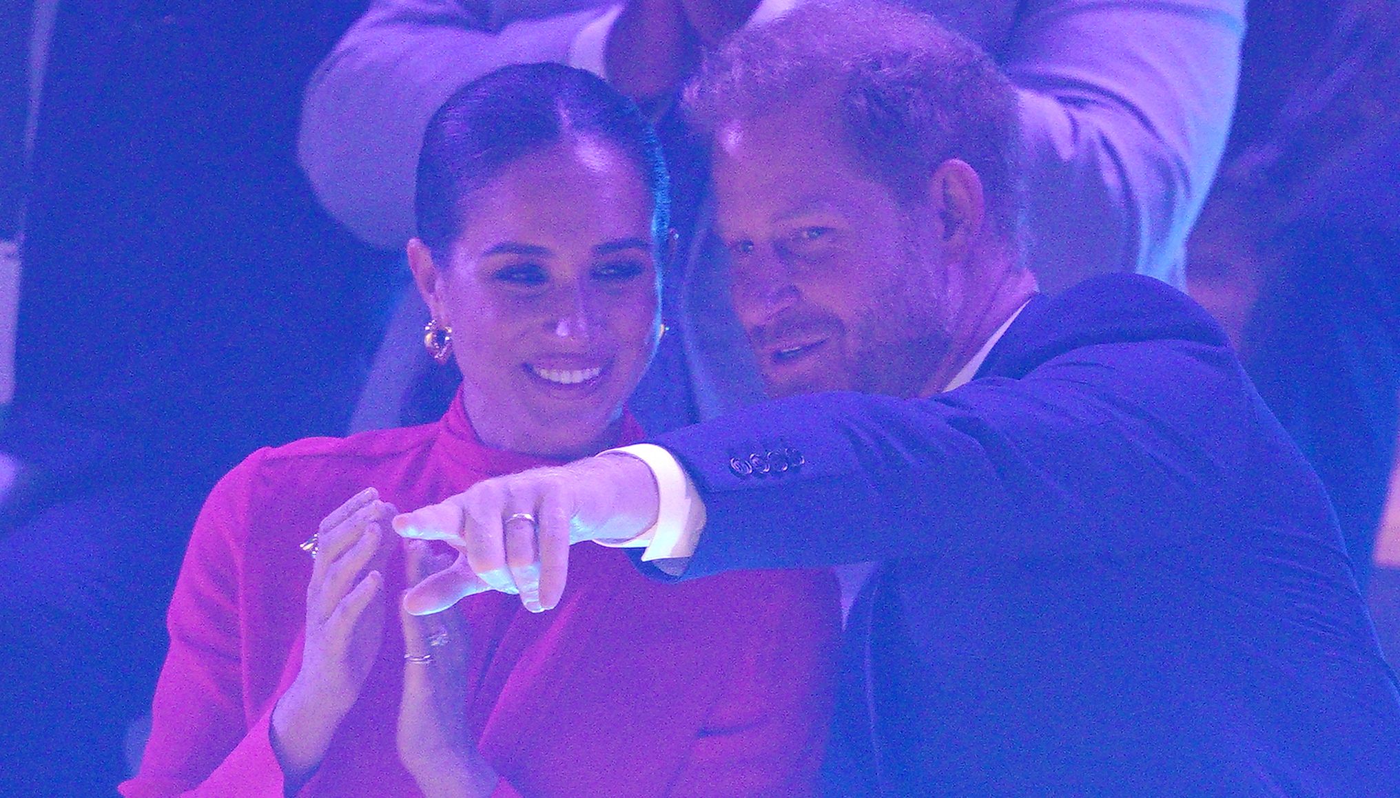 The Duke and Duchess of Sussex attend the One Young World 2022 Manchester Summit at Bridgewater Hall, Manchester, during their visit to the UK. Picture date: Monday September 5, 2022.