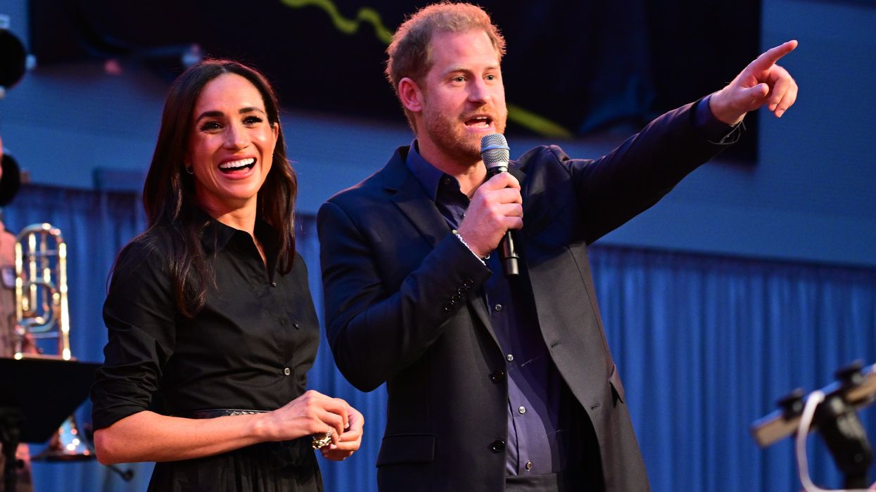 The Duke and Duchess of Sussex, during the Invictus Games in Dusseldorf, Germany.