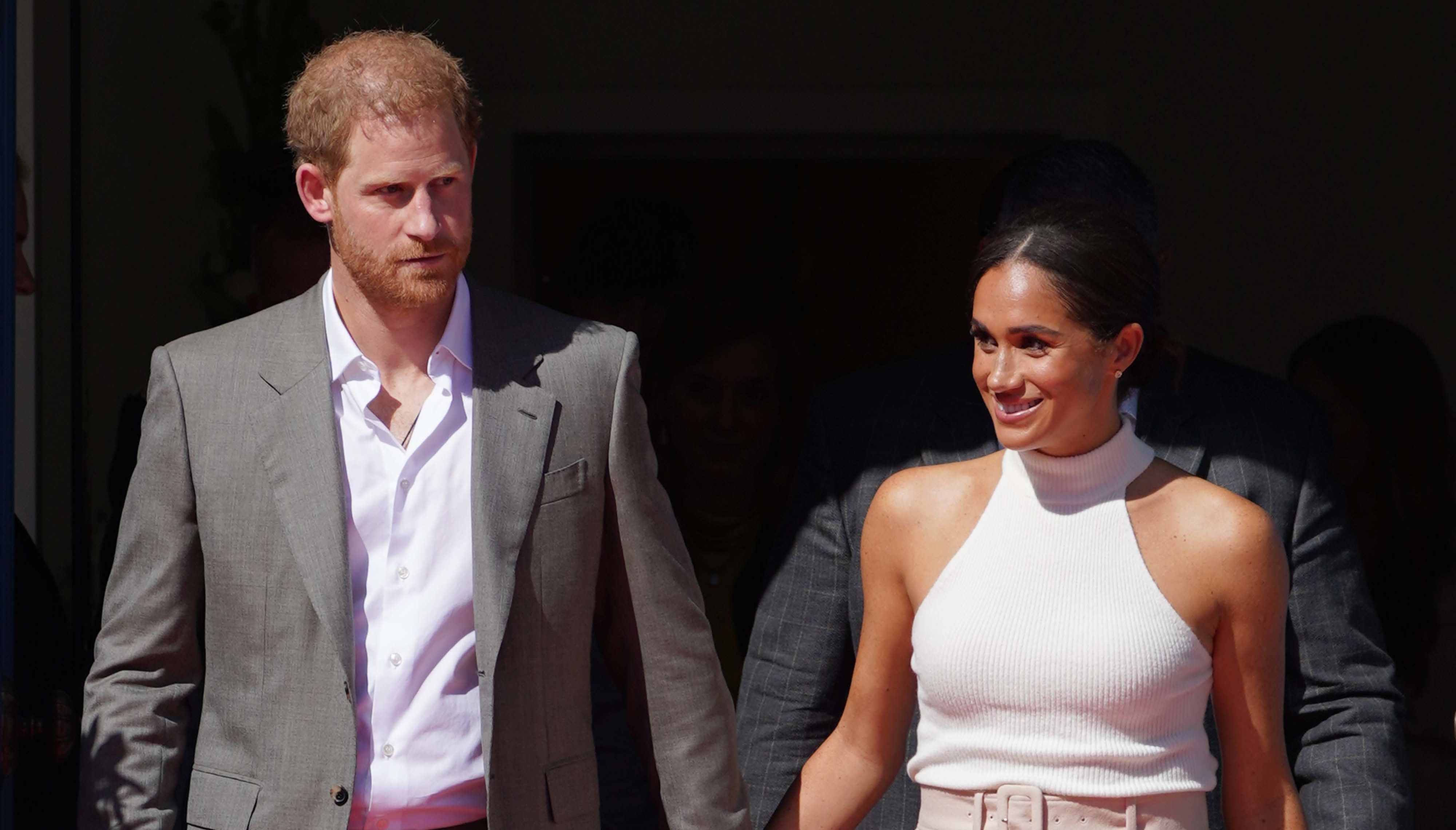 The Duke and Duchess of Sussex leave City Hall in Dusseldorf, Germany at the Invictus Games Dusseldorf 2023 One Year to Go event. Picture date: Tuesday September 6, 2022.