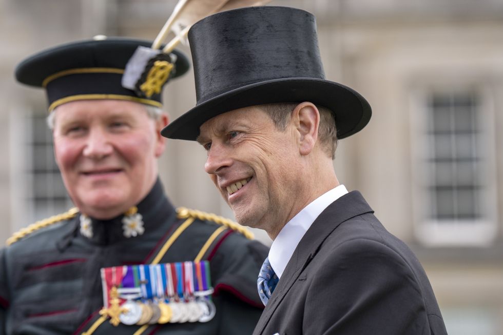 The Duke of Edinburgh during the Sovereign's Garden Party