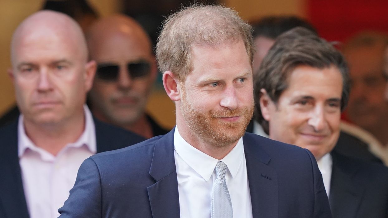 The Duke of Sussex leaving the Rolls Building