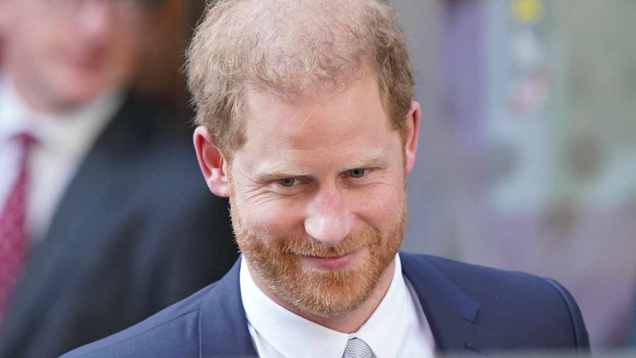 The Duke of Sussex leaving the Rolls Buildings in central London after giving evidence in the phone hacking trial against Mirror Group Newspapers