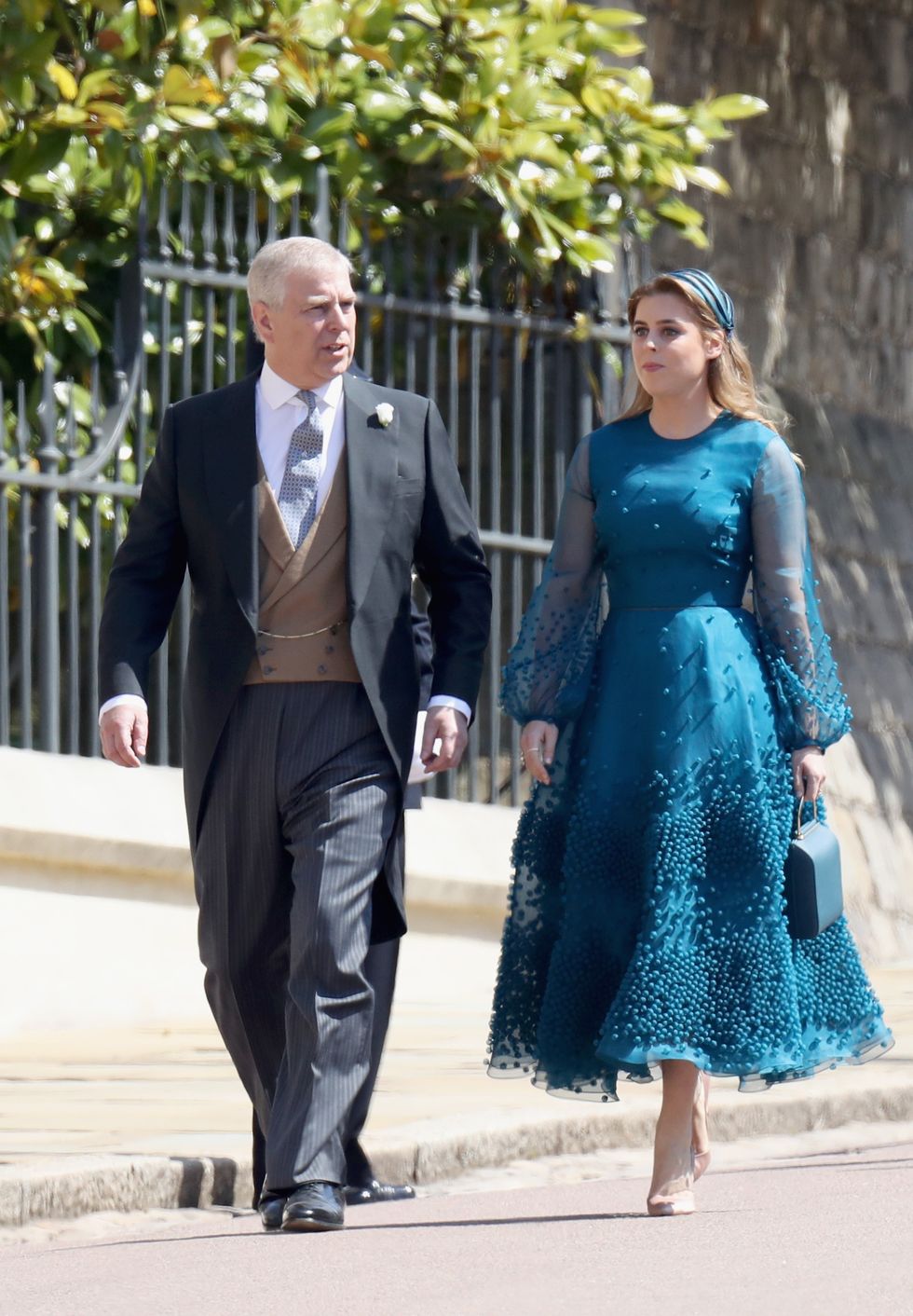 The Duke of York and Princess Beatrice attended the wedding of Meghan Markle and Prince Harry.
