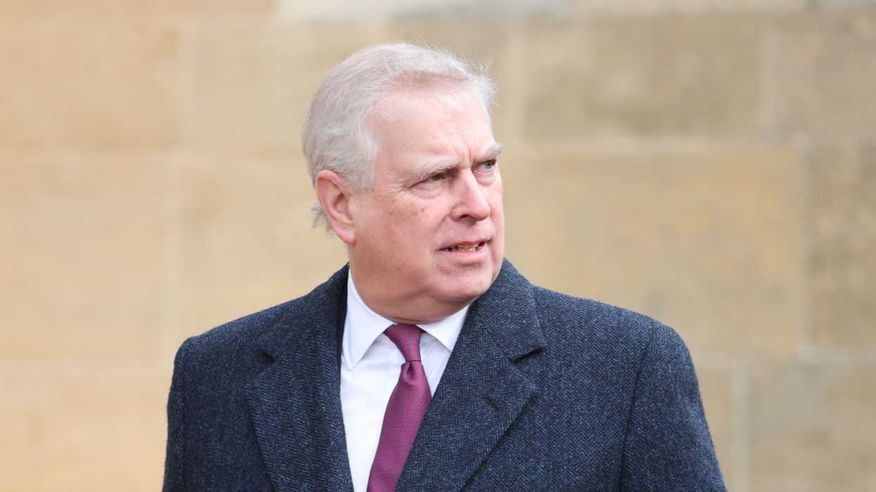 The Duke of York attends a thanksgiving service for the life of King Constantine of the Hellenes at St George's Chapel