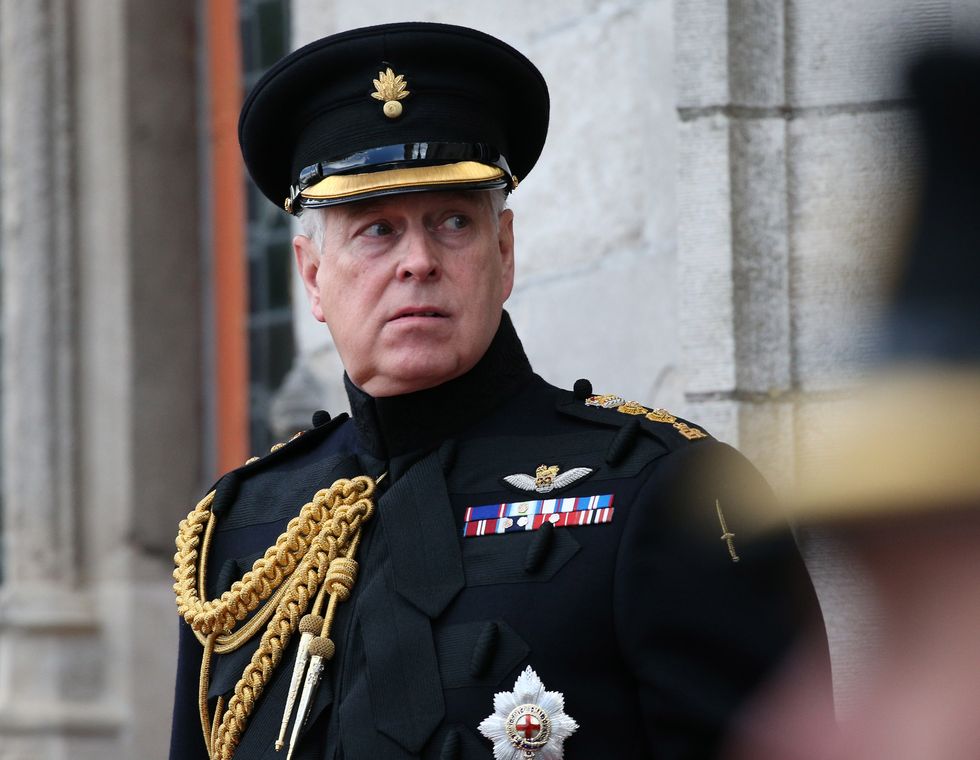 The Duke of York, in his role as colonel of the Grenadier Guards, at a memorial in Bruges to mark the 75th Anniversary of the liberation of the Belgian town.