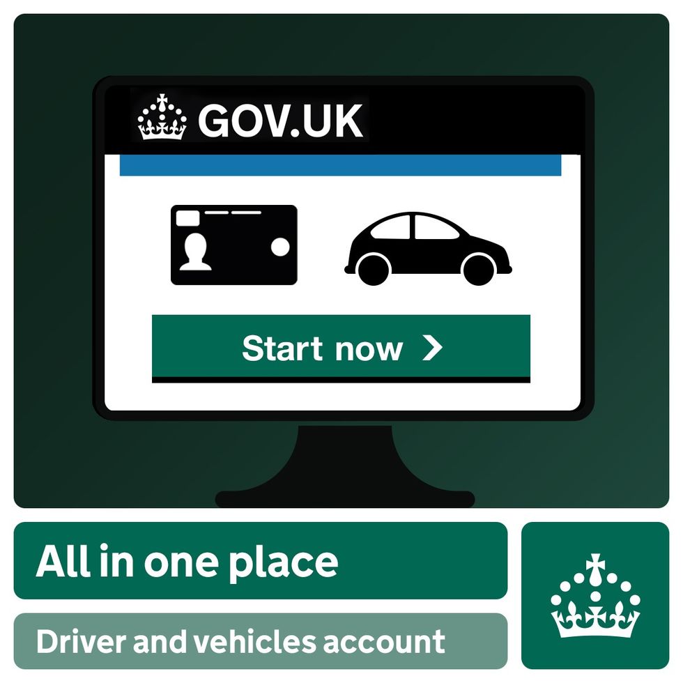 The DVLA Driver and vehicles account
