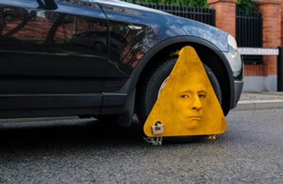 The DVLA launched the 'Nobody Wins' campaign in January, starring 'Clampy'