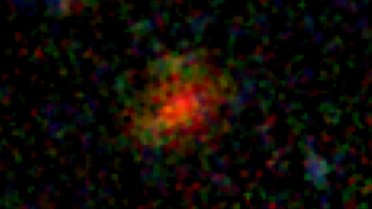The 'eerie red blob'