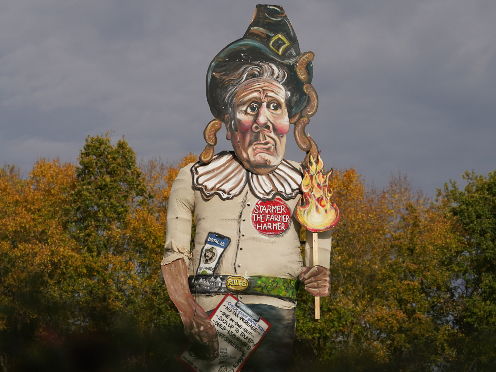 The effigy of Sir Keir Starmer will be burnt