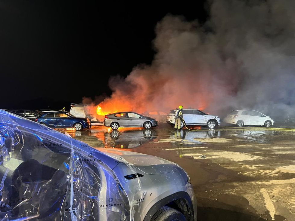 The Essex car fire