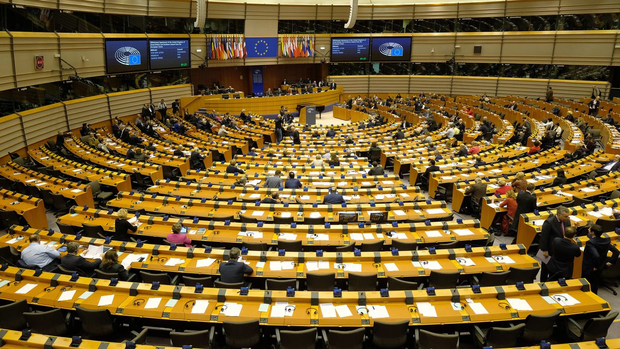 The European Parliament meets for a session