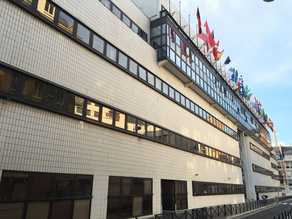 The European Space Agency headquarters in Paris