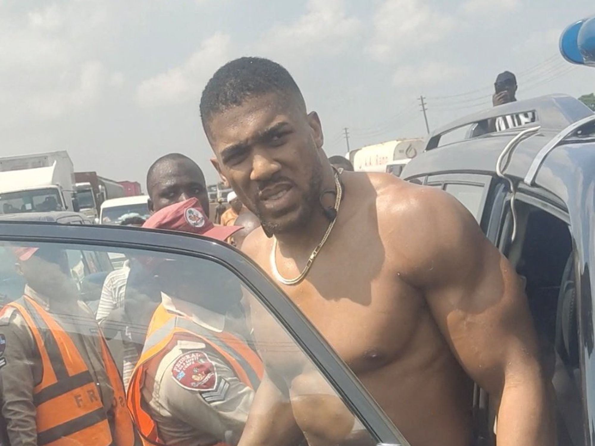 Anthony Joshua 'makes miracle recovery from Nigeria car crash' amid police manhunt for lorry driver