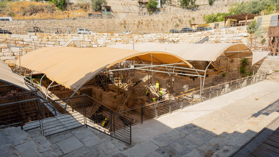 The excavation site