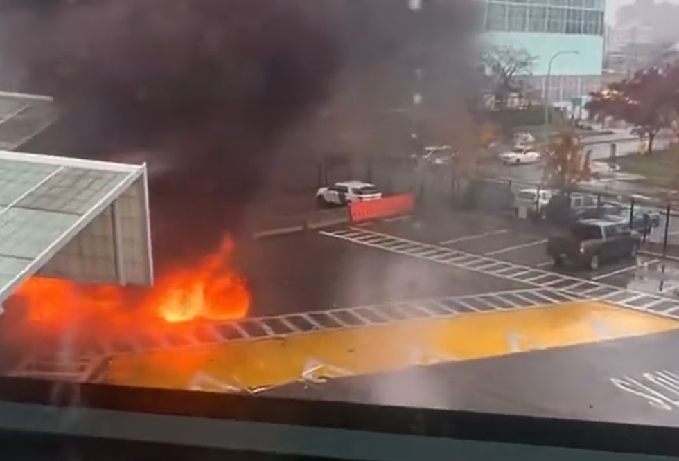 The explosion