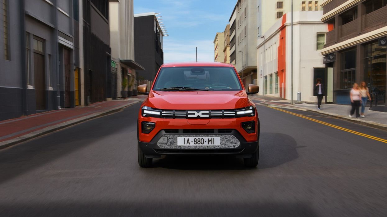 The exterior of the Dacia Spring