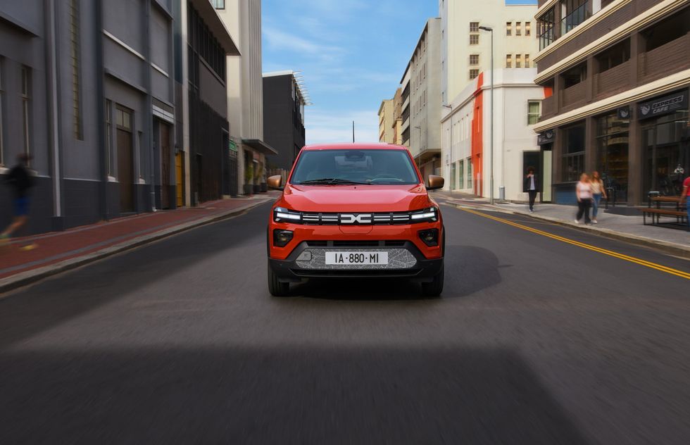 The exterior of the Dacia Spring