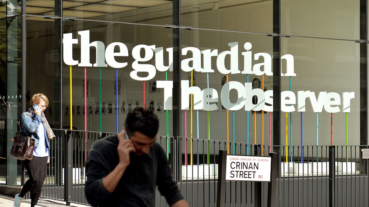 The exterior of The Guardian's offices in London