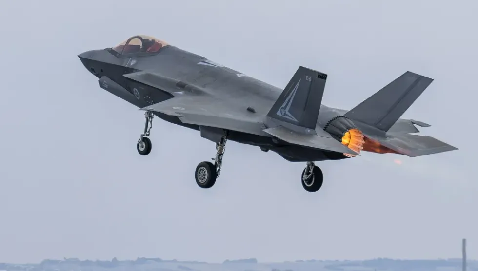 The F-35A Lightning stealth fighters