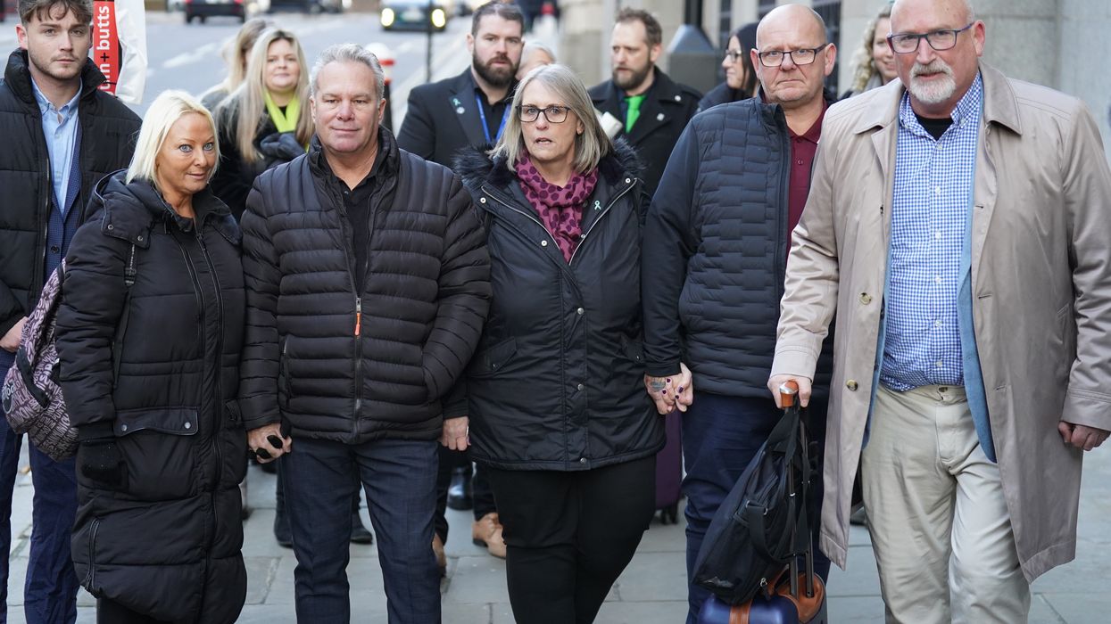 The family of Harry Dunn arrive at the Old Bailey