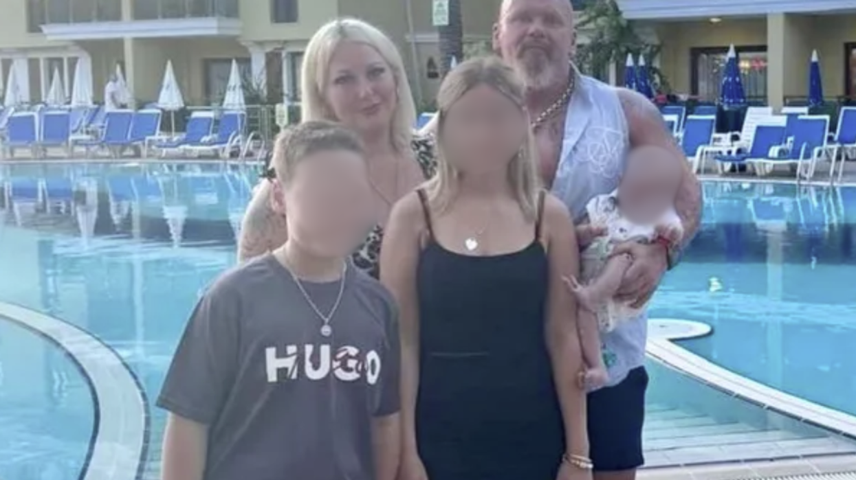 The family on holiday