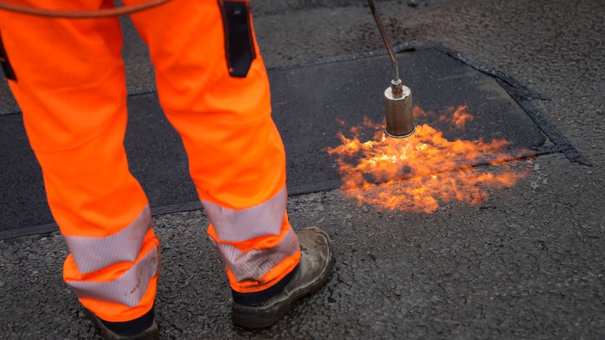 The figures present a stark contrast between councils for road repair