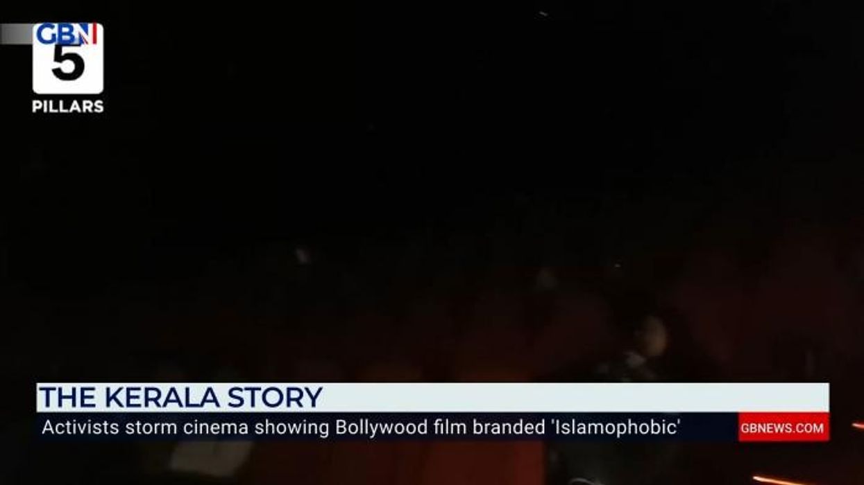 Nigel Farage clashes with Muslim activist who stormed Bollywood film screening - 'Subcontinent politics in Birmingham!'