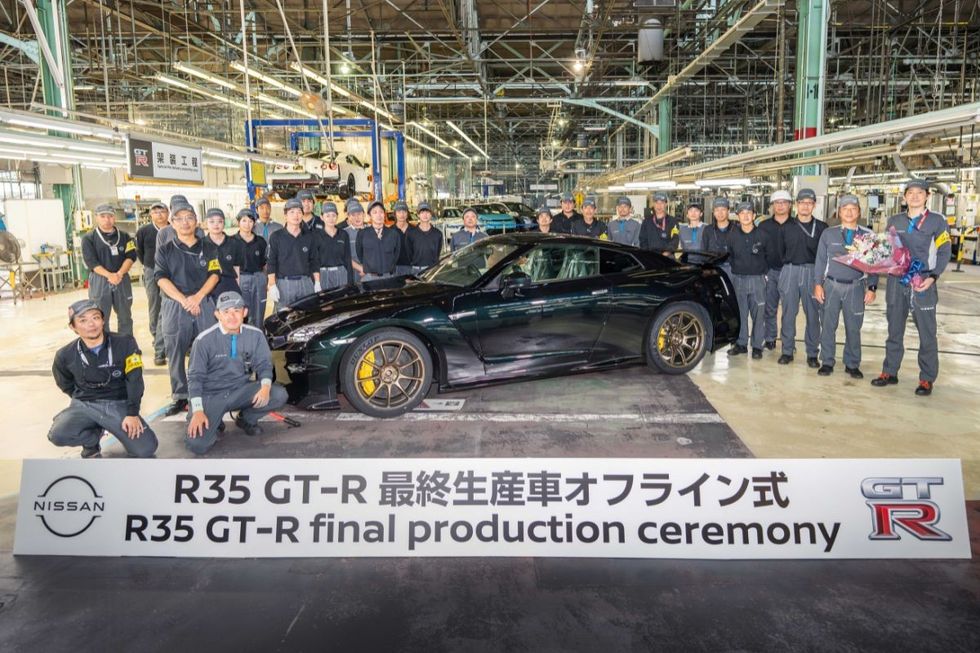 The final Nissan R35 GT-R rolling off production lines