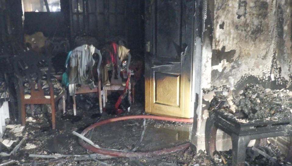 The fire is believed to have been started by a converted e-bike's battery