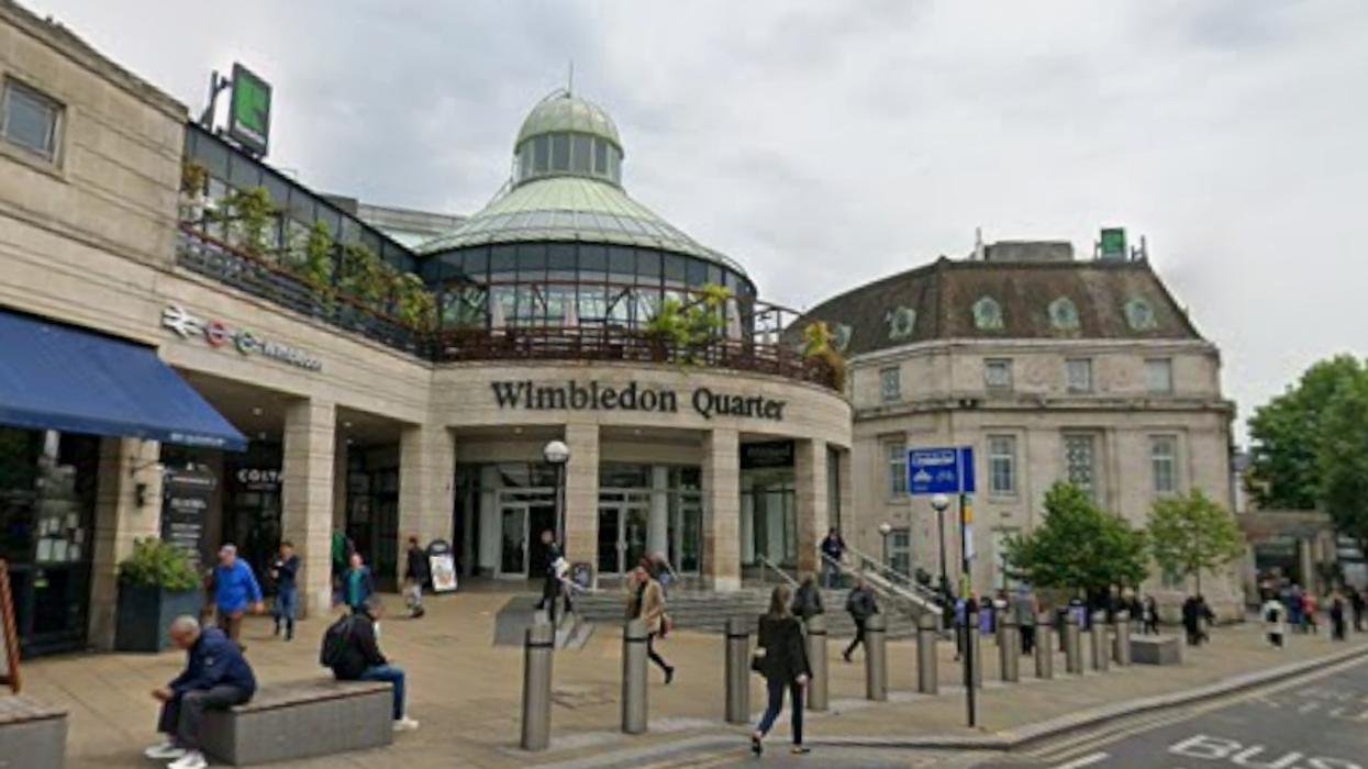 The fire took place near Wimbledon Quarter shopping centre