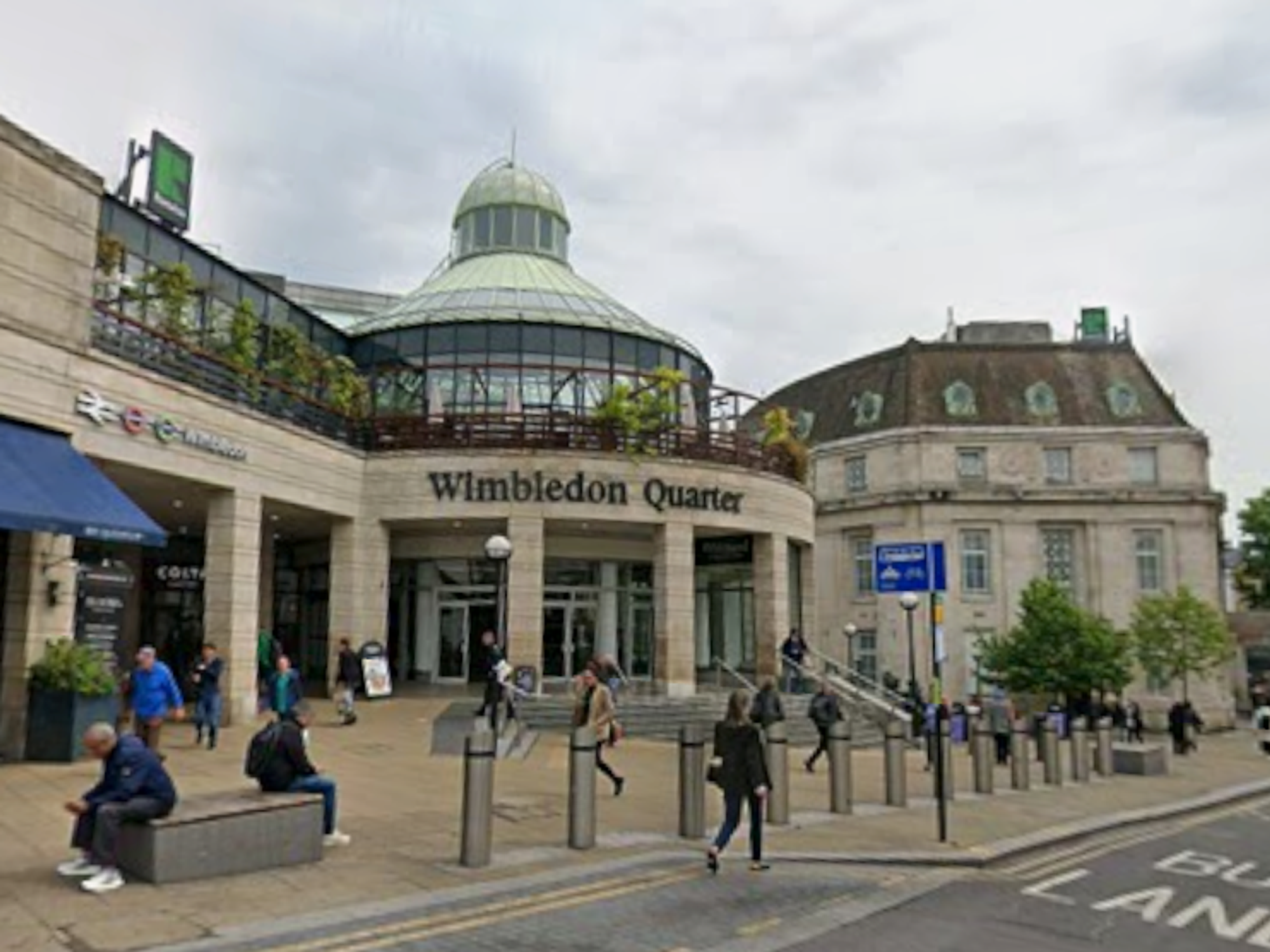 The fire took place near Wimbledon Quarter shopping centre