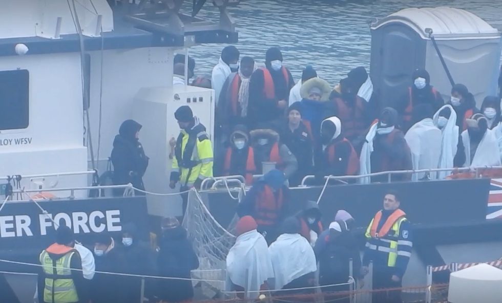 The first boat load arrived in Dover harbour just after midnight yesterday.