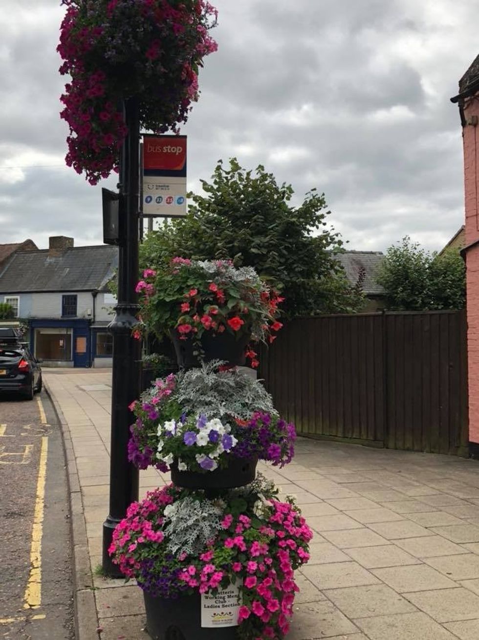 The floral-display group also received joint overall winner with Huntingdon last year