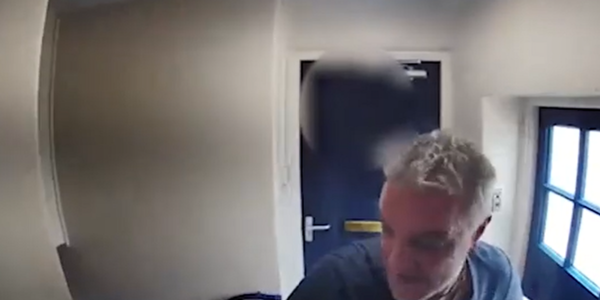 NextImg:'Thug' neighbour filmed shoving elderly lady in 'frightening' incident as row boils over