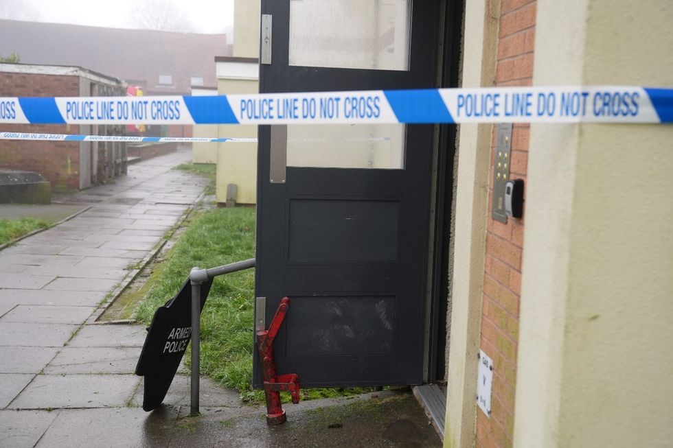 The force said attempts were made over "several hours" to deal with the incident but the man was shot at around 7.40pm