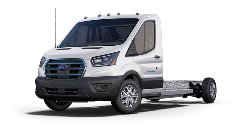 The Ford 2025 E-Transit Chassis Cab\u200b