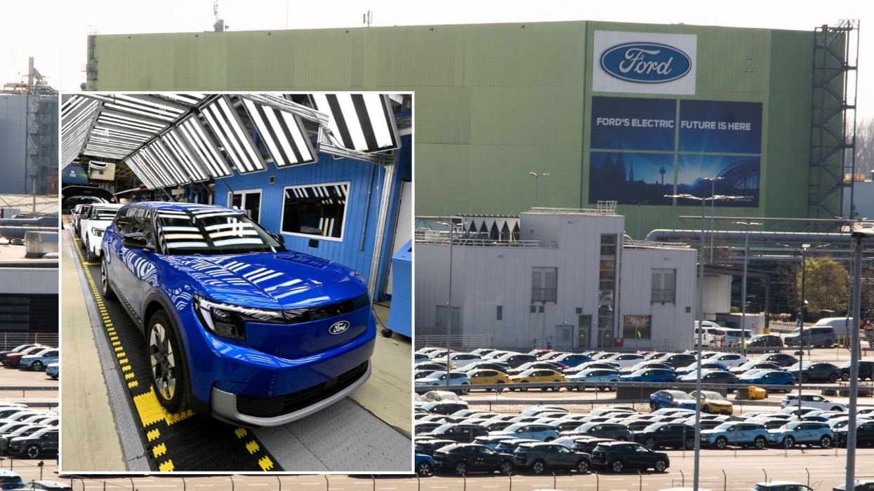 The Ford Cologne plant and a Ford Explorer in production
