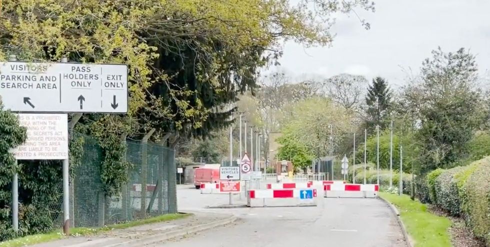 The former RAF base in Yorkshire which is soon expected to house up to 1,500 migrants