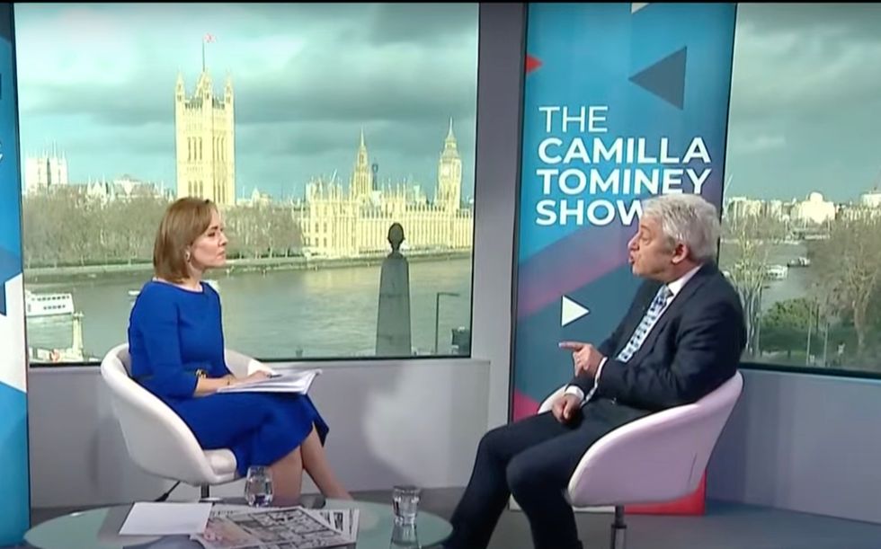 The former Speaker admitted to being a show-off