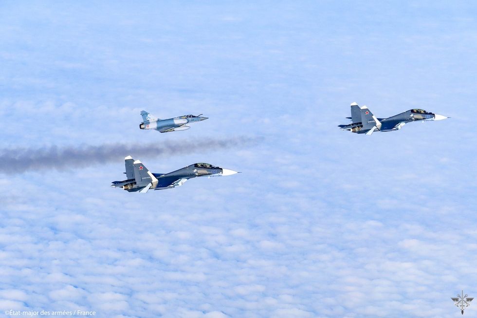 The French fighters were almost immediately re-tasked to a new mission