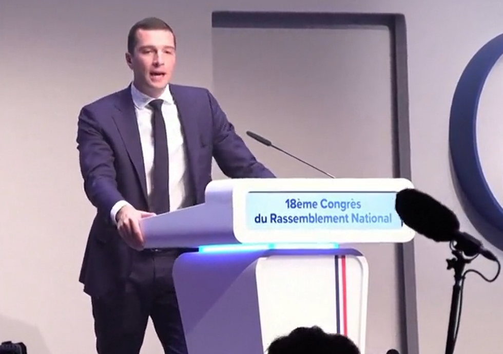 The French President was reportedly responding to a proposal by far-right leader Jordan Bardella