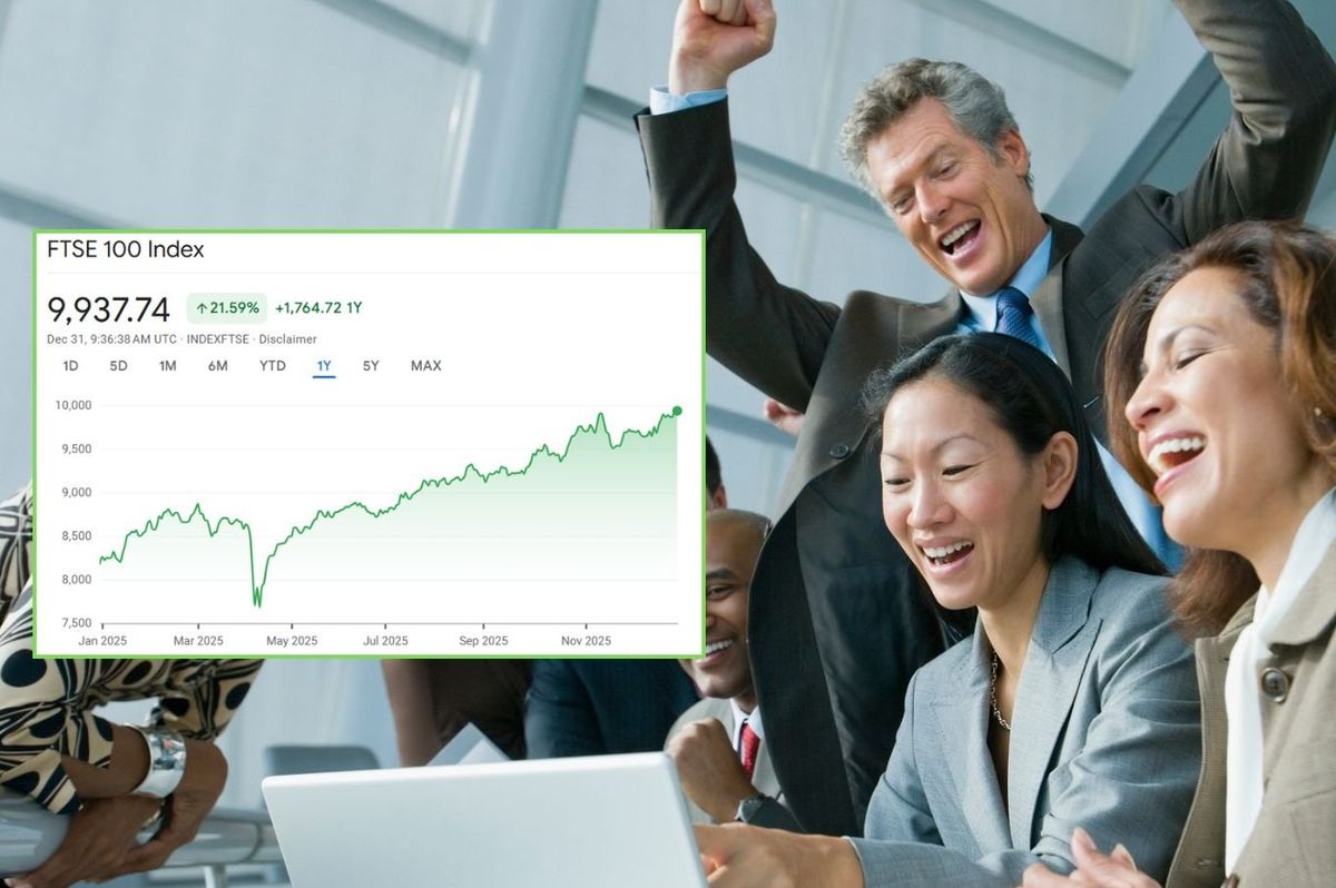 Ftse 100 surges to best year since 2009 as it outperforms Wall Street and Europe