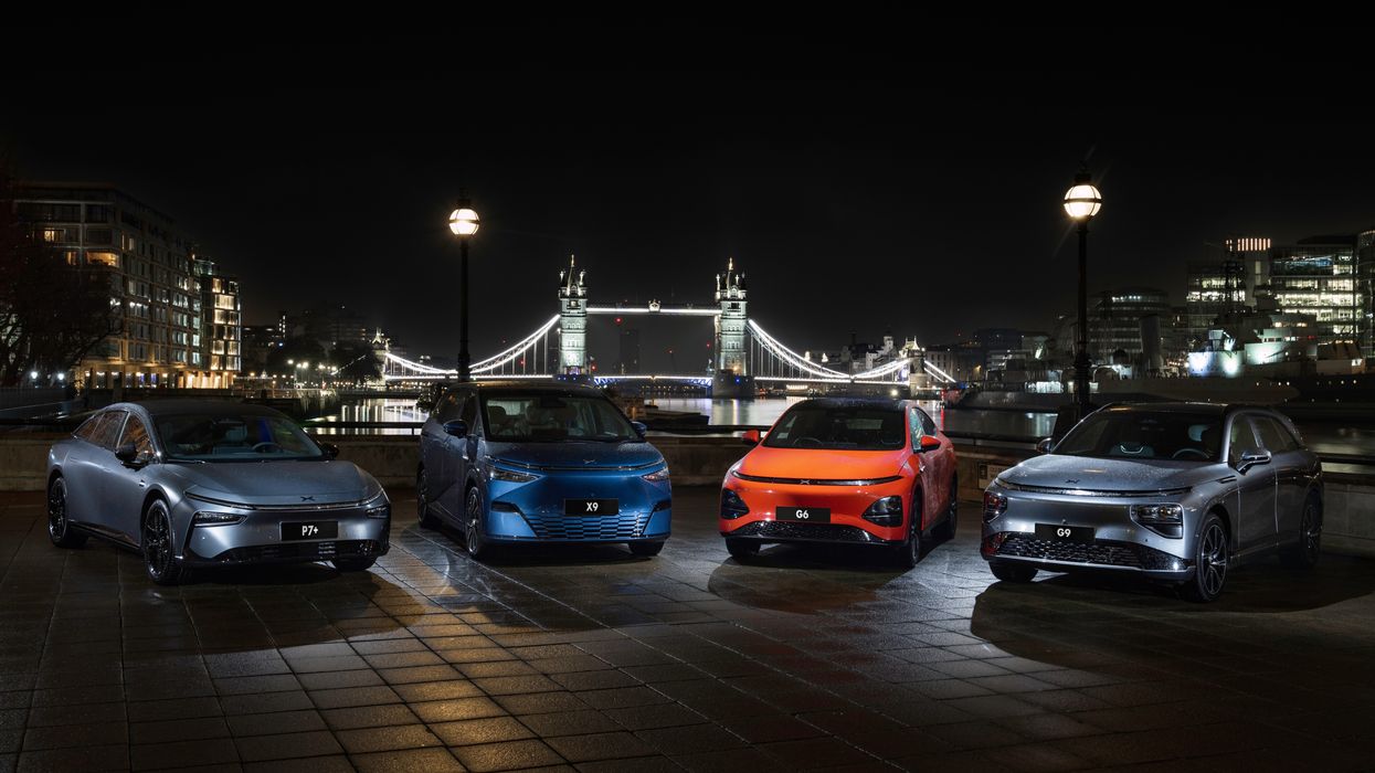 The full Xpeng electric vehicle lineup in London